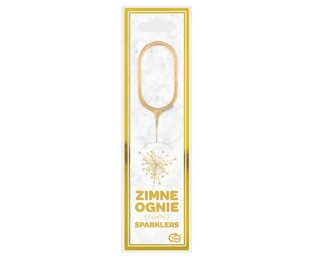 Zimne ognie złota cyfra 0 (zimny ogień)