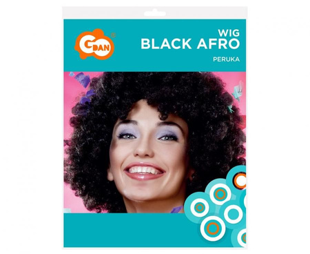 Peruka "Mega Afro czarne"