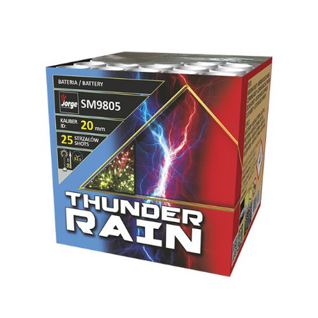 Wyrzutnia Thunder Rain SM9805 - 25 strzałów, kaliber 20mm
