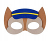 Maska filcowa Psia Brygada - Policjant 1, 18x12 cm