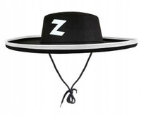 Kapelusz ZORRO, rozm. L Fotobudka Imprezowy ładnie wykonany