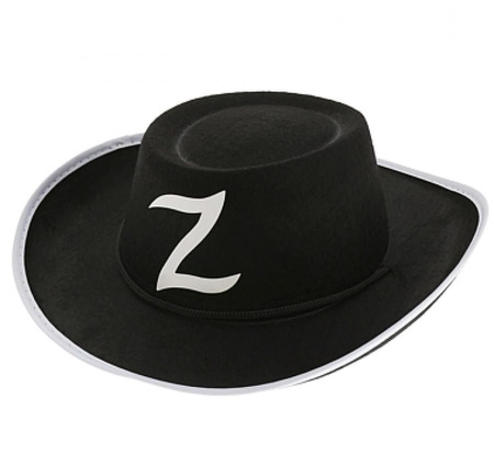 Kapelusz "Zorro", rozmiar S Przebranie na przedstawienia Do Fotobudki