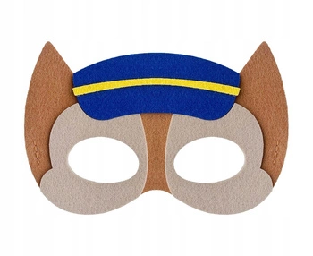 Maska filcowa Psia Brygada - Policjant 1, 18x12 cm