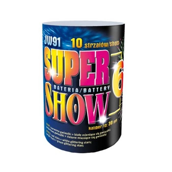 Wyrzutnia Super Show 6 JW91 - 10 strzałów, kaliber 30mm
